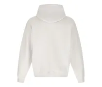 Logo-Patch Hoodie — White