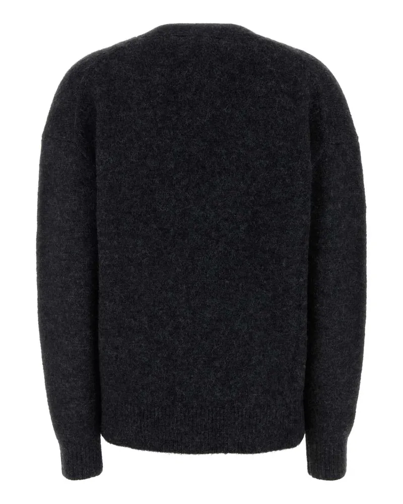 Étoile Isabel Marant Women's Dark Grey Alpaca Blend Eborah Cardigan Medium Maglieria Gray