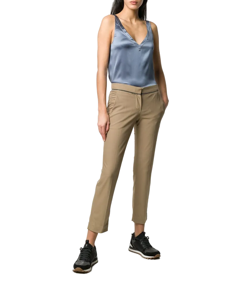 Brunello Cucinelli Women's Top Blue Aw20 W Blue