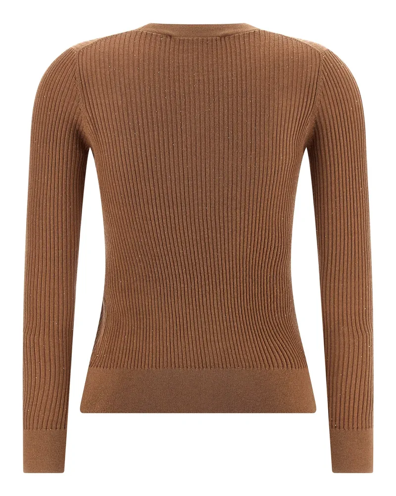 Max Mara Women's Beige Silk Cardigan Clothing Beige
