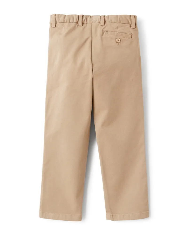 Il Gufo Cotton-blend Trousers — Beige Beige
