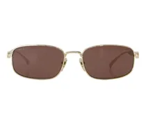 Unisex Gg2155s-001 Sunglasses Gold Metal
