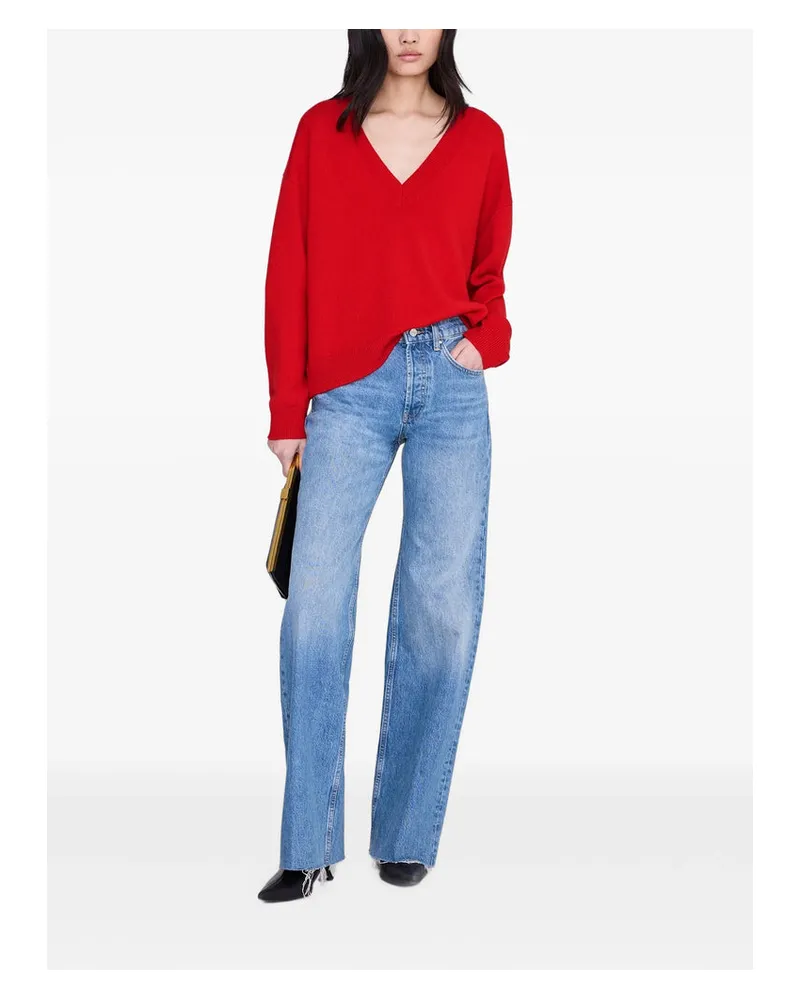 Anine Bing Cashmere Sweater — Red Red
