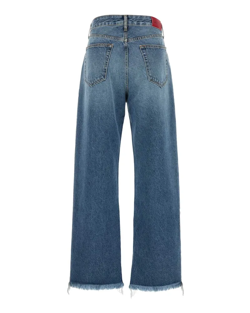 Alessandra Rich Fabx4057f4522 1964 Blue Exterior: Cotton Jean Blue