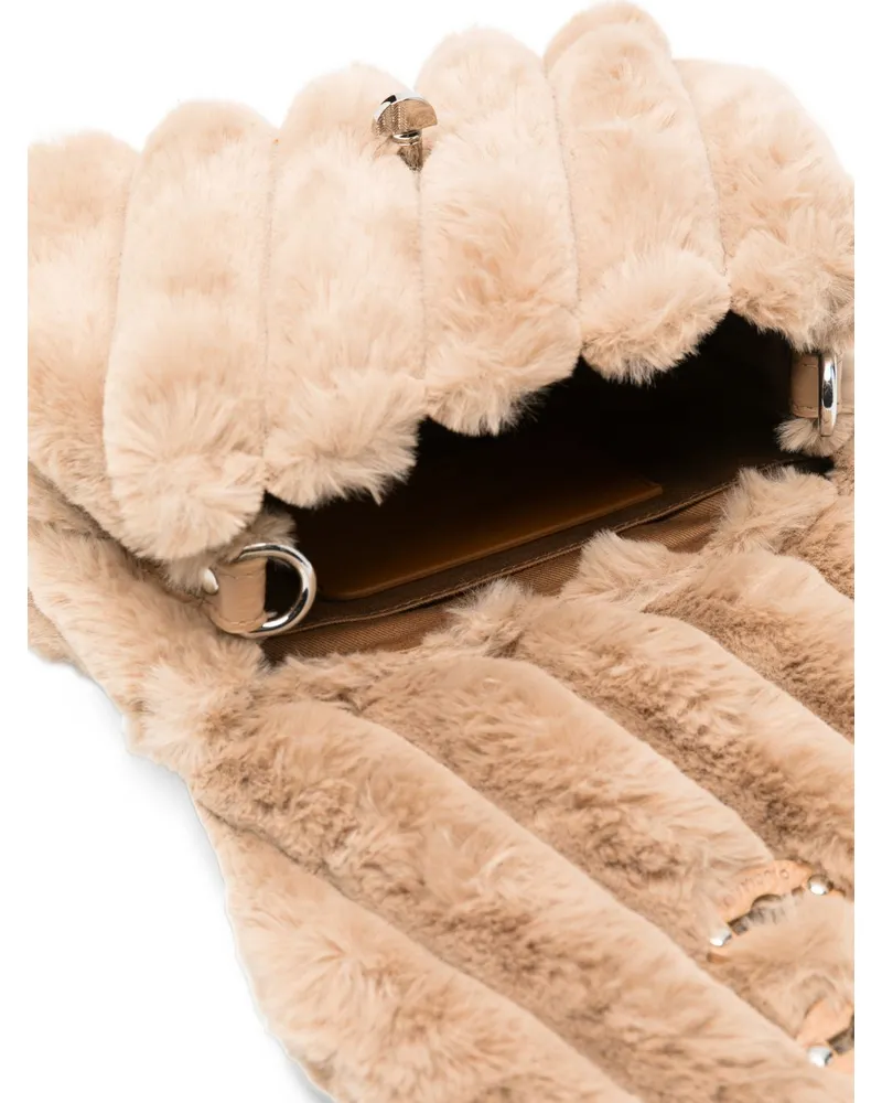Zanellato Postina Fiocco Leather Top Handle Bag — Beige Beige
