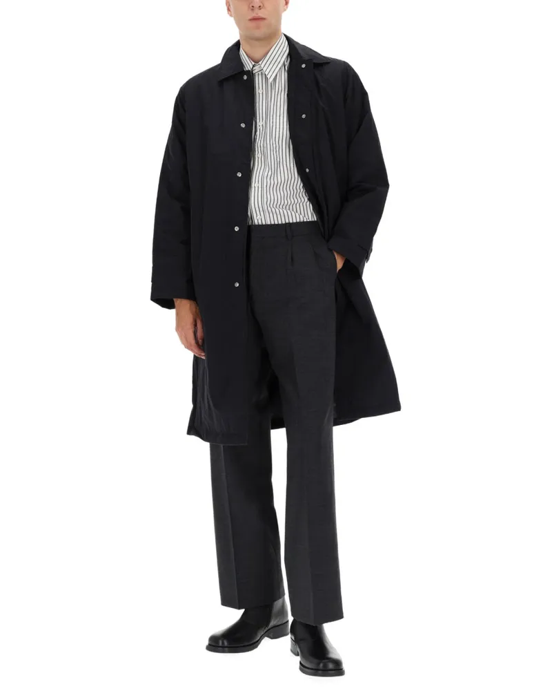 Sunflower Nylon Raincoat — Black Black