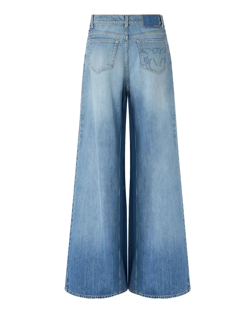 Pinko Women's Jeans Winona Blue Denim Cotton Blue
