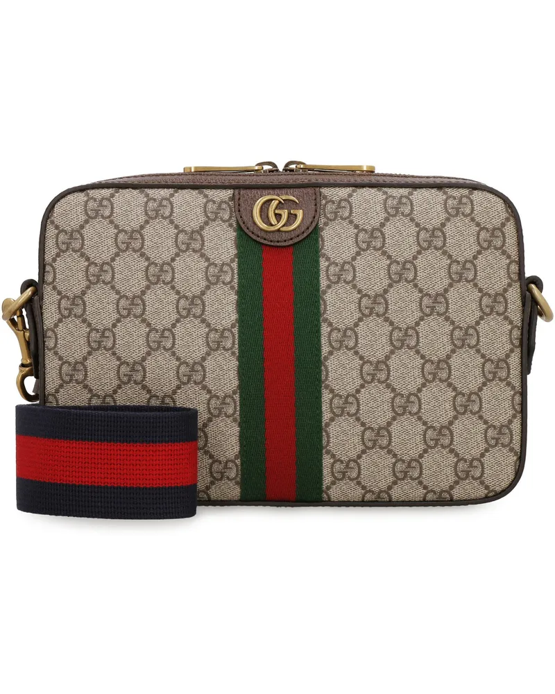 Gucci Men's Ophidia Gg Supreme Shoulder Bag Beige Messenger Beige