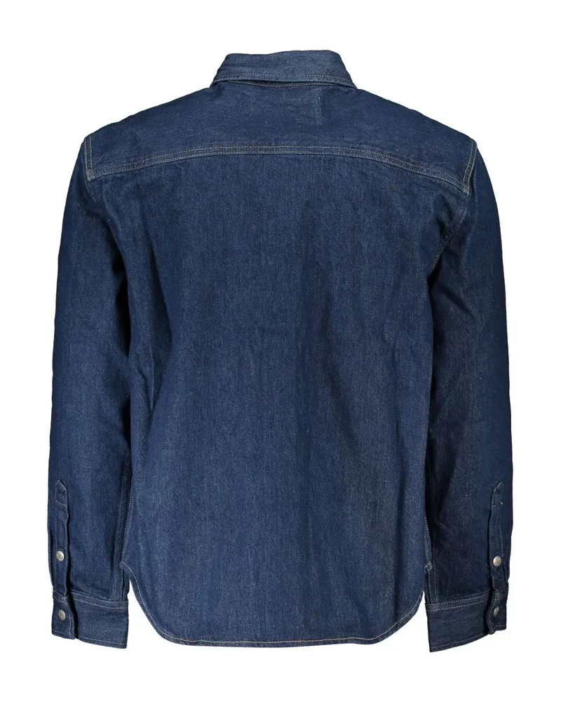 Calvin Klein Cotton Denim Jacket — Blue Blue