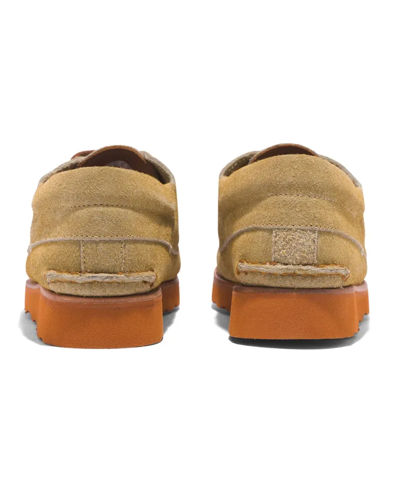 Timberland Men's 3 Eye Wedge Vibram Lace-Up Boat Shoes Beige > Derby & Oxfords Beige