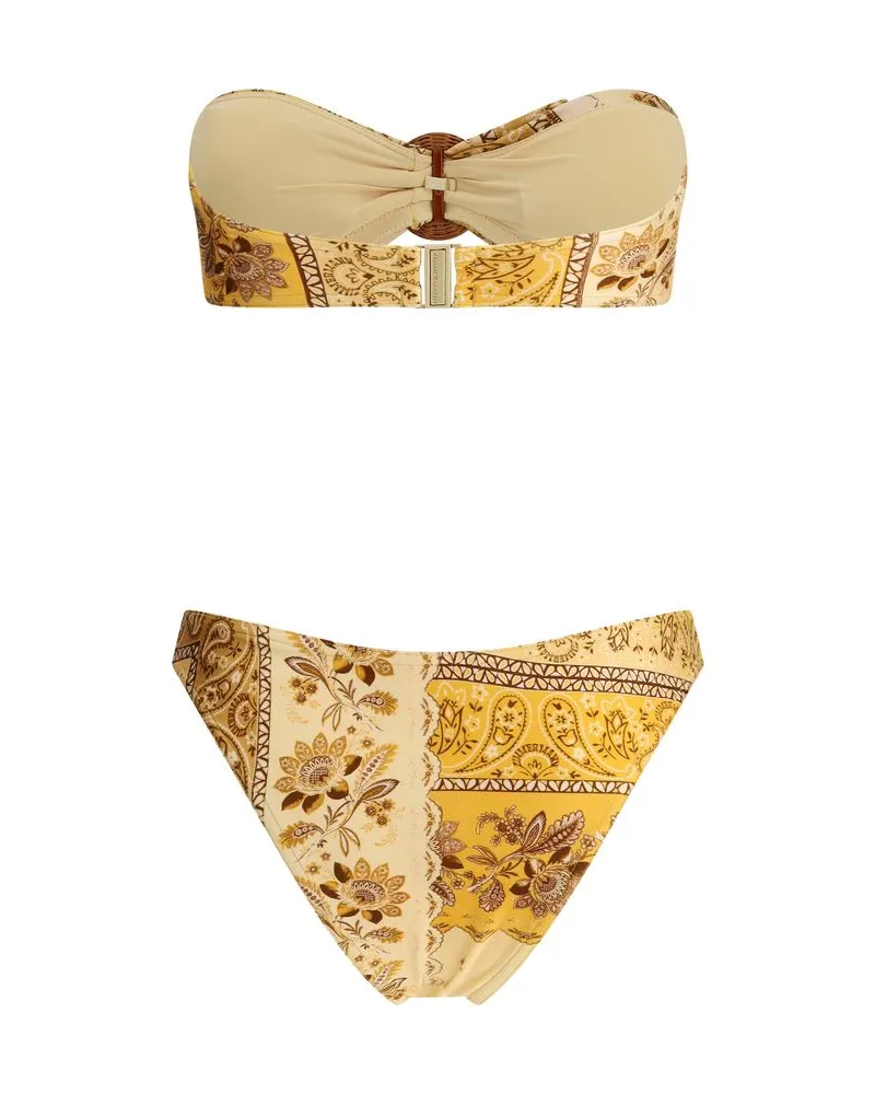 Zimmermann Women's Yellow Lycra Bikini Clothing Yellow
