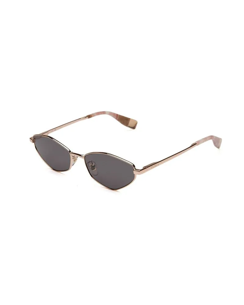 Furla Women's Sunglasses Copper Gold-Brown Metal Copper