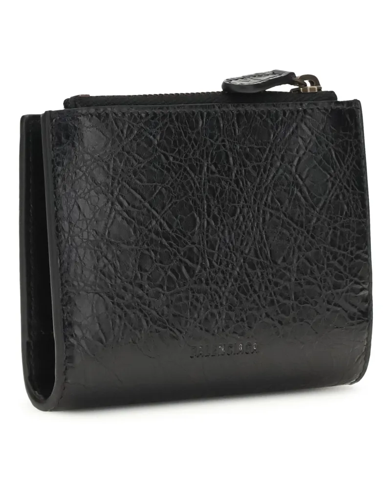 Balenciaga Women's Bi-Fold Wallet Le City Black Lambskin & Purses Black