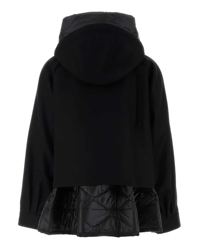 Sacai Women's Black Nylon Jacket Giubbini Black