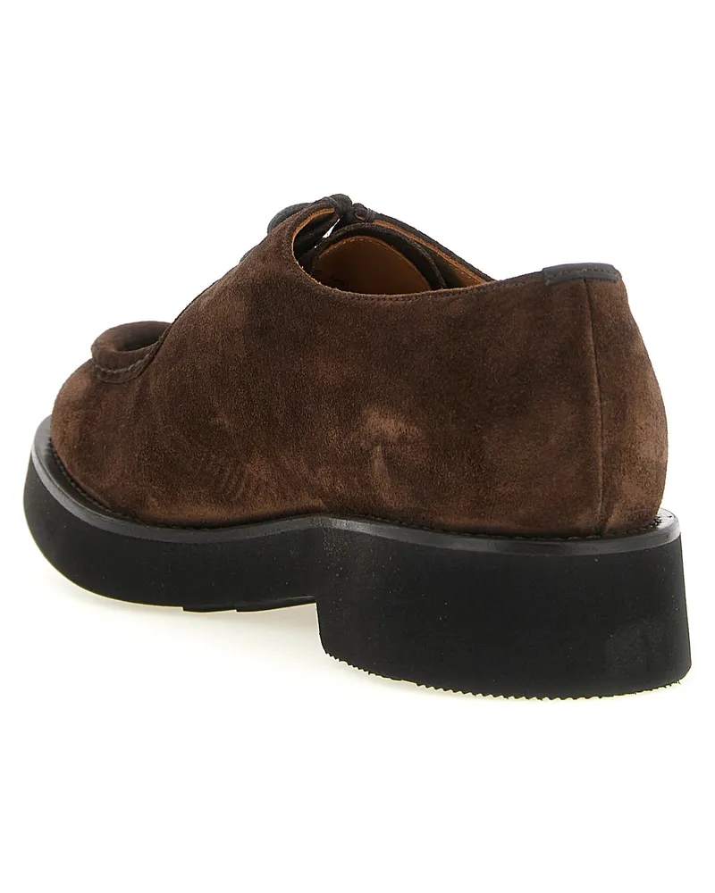 Church's Women's Brown Calfskin Oxfords And Derbies Shoe Brown