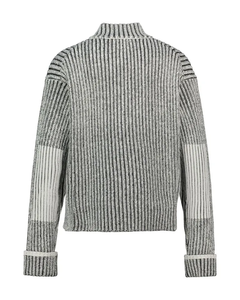 RAINS Unisex Sapa Knit W Zip Cardigan Knitwear -  Synthetic Grey Ready-To-Wear Grey