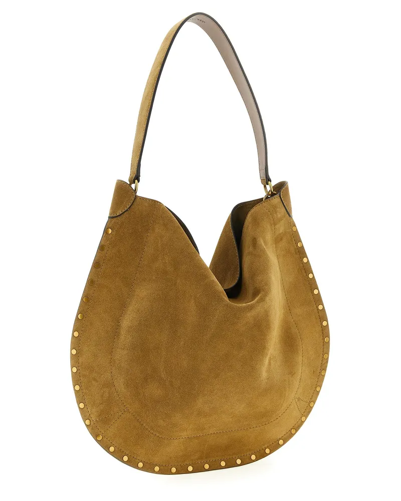 Isabel Marant Oskan Suede Hobo Bag — Ochre Ochre
