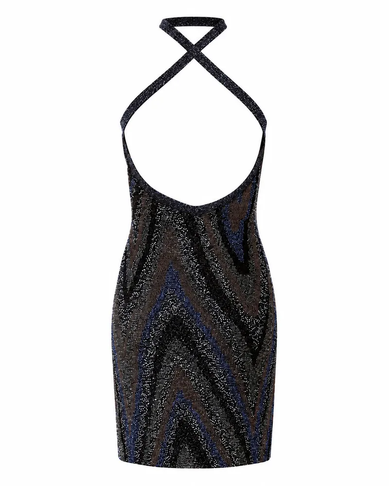 Missoni Zigzag Beaded Dress — Gray Gray