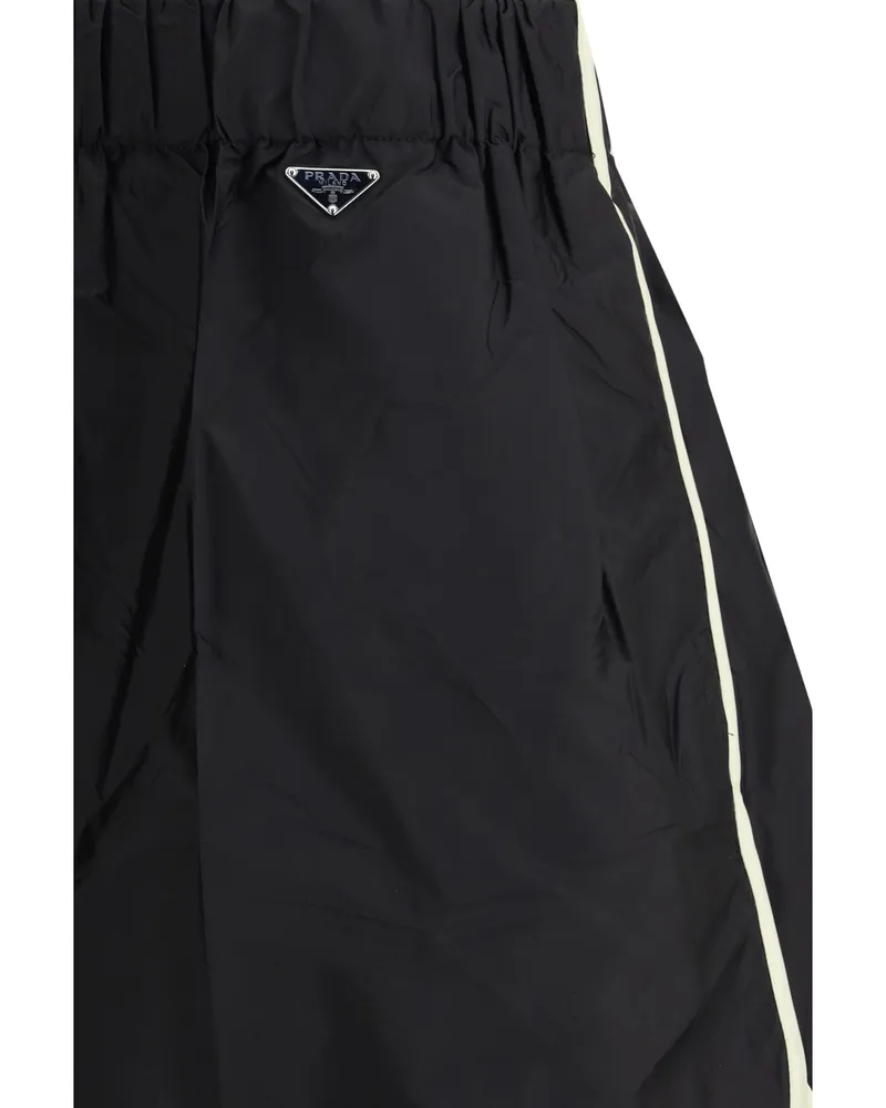 Prada Re-Nylon Recycled Polyamide Shorts — Black Black