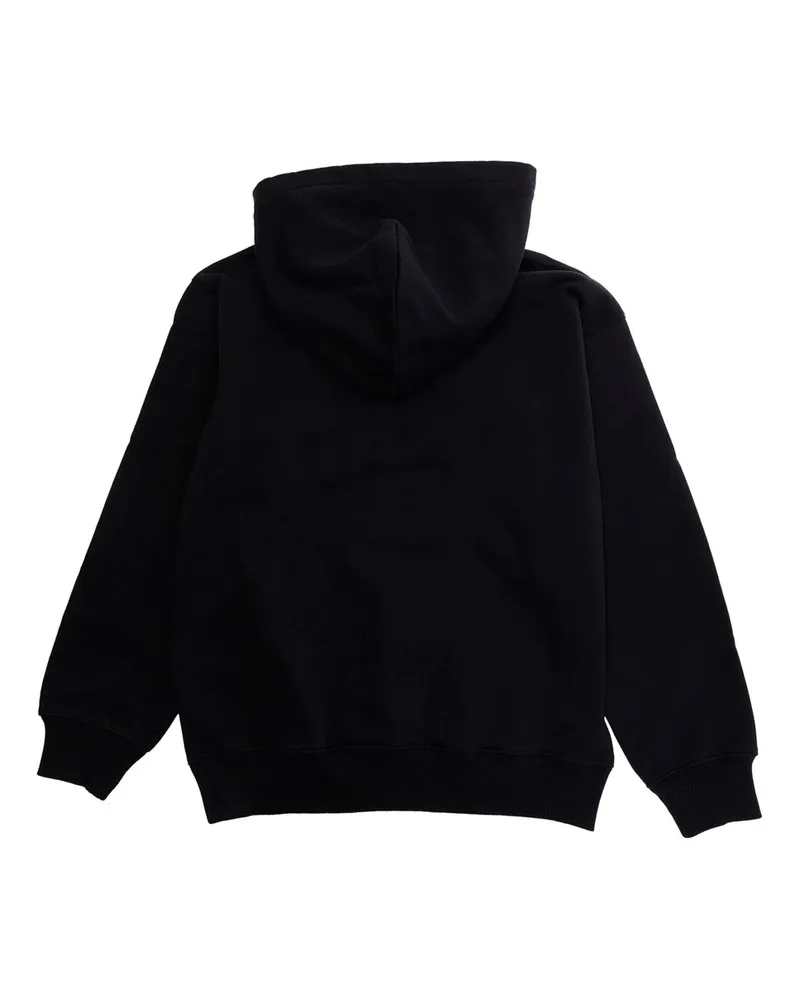 OFF-WHITE Boys' Hoodie Big Bookish Double Black Cotton Hoods & Sweatshirts Black
