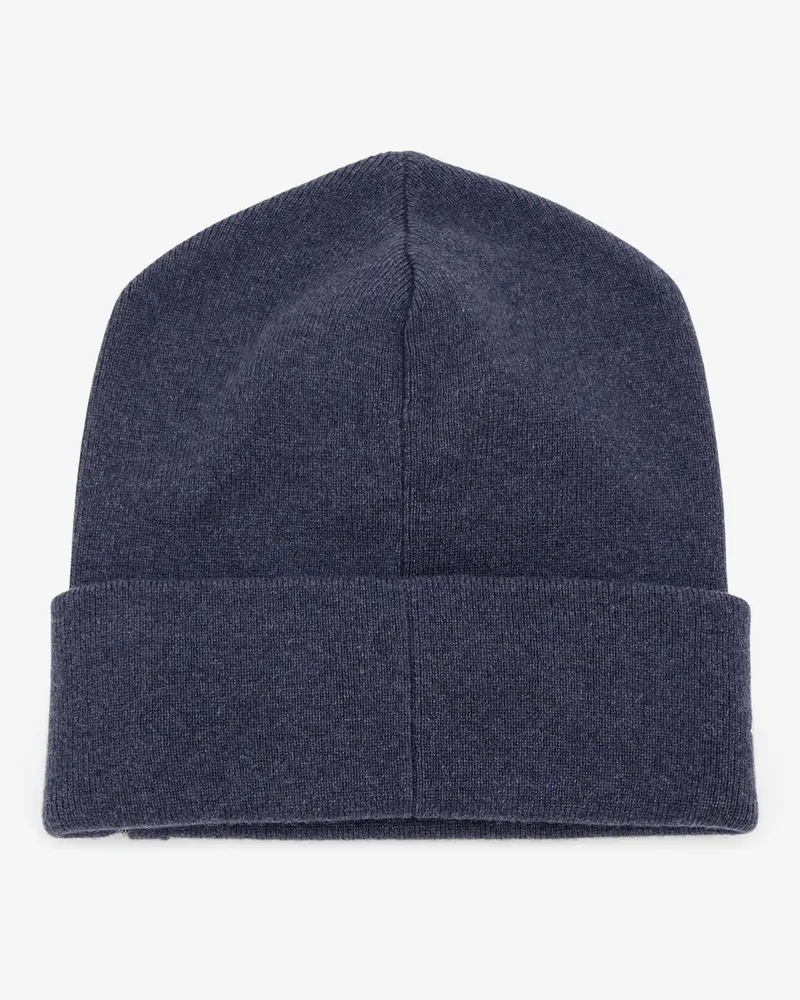 Brunello Cucinelli Women Cashmere Hat With Monili Detail, Blue Blue