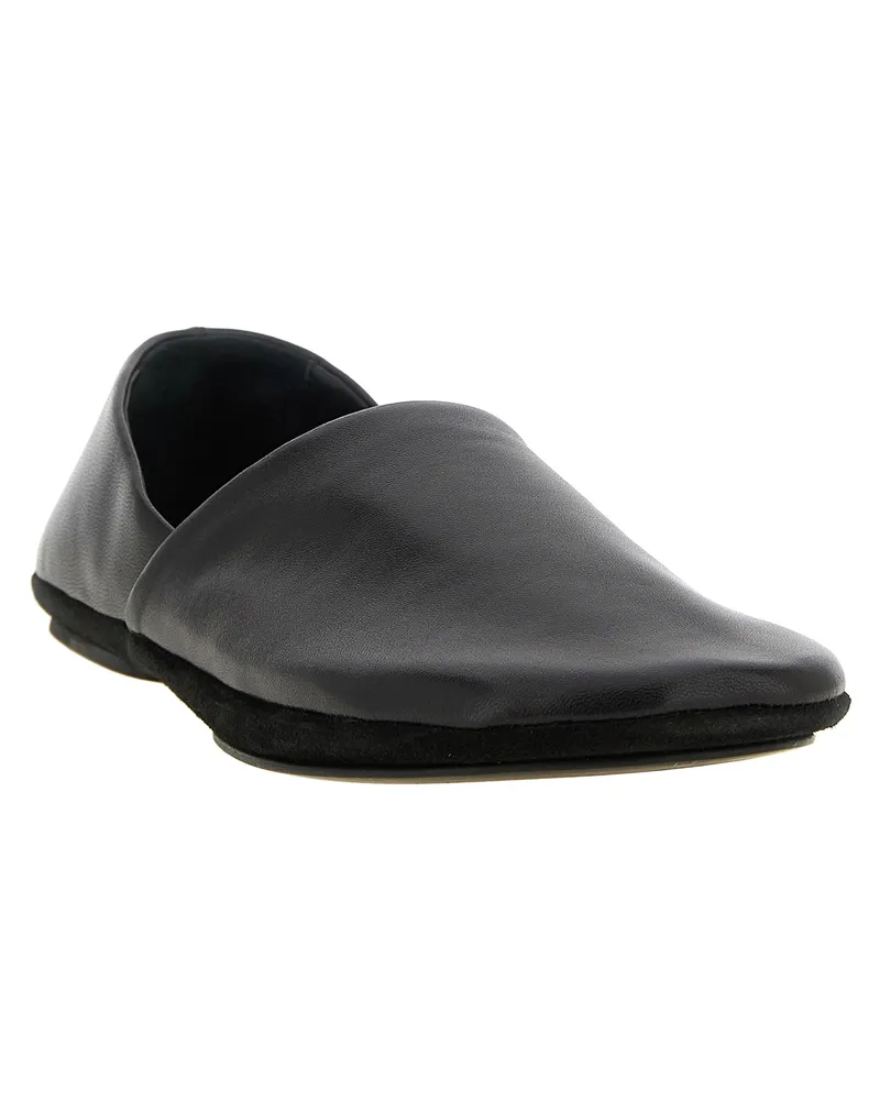 Christophe Lemaire Lamb Nappa Leather Loafer — Black Black