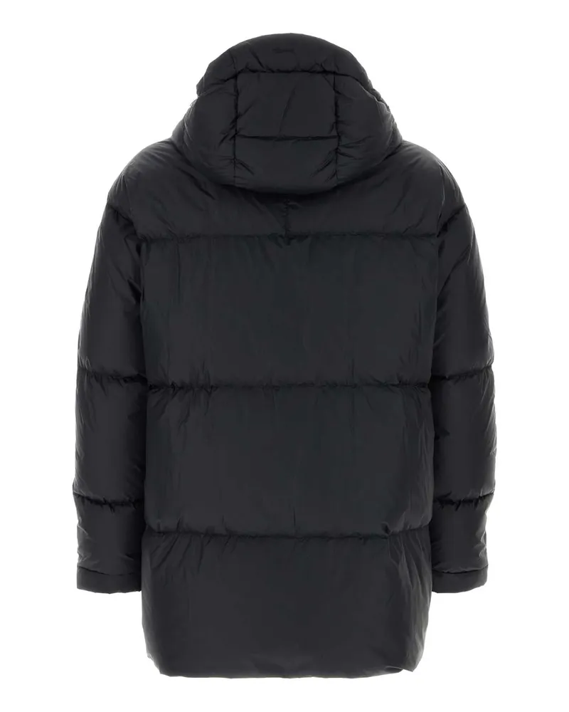 Herno Quilted Nylon Down Jacket — Black Black