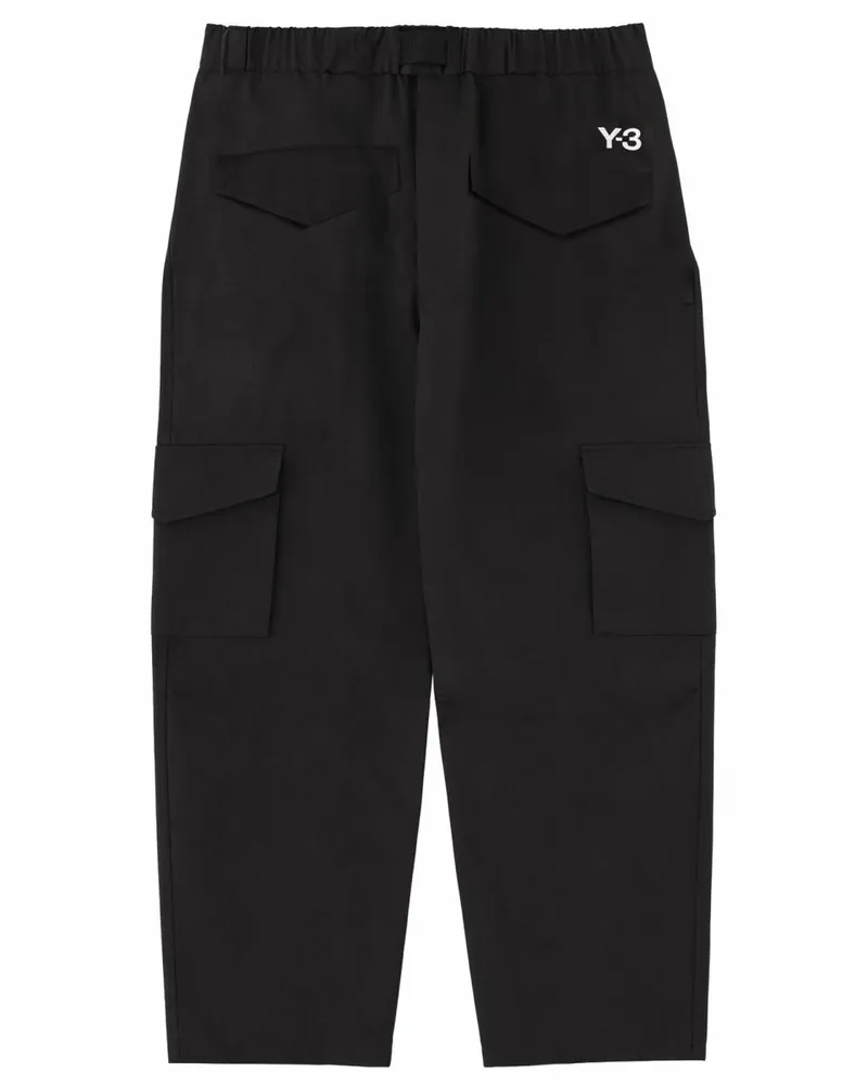 adidas Technical Cotton-Blend Cargo Pants — Black Black