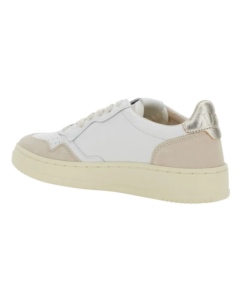 AUTRY Women's Low Top Sneakers Medalist White Leather Cow Trainers White
