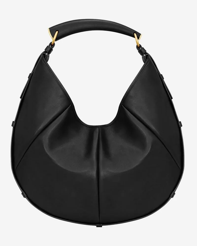 Saint Laurent Women's Leather Shoulder Bag Mombasa Black Black