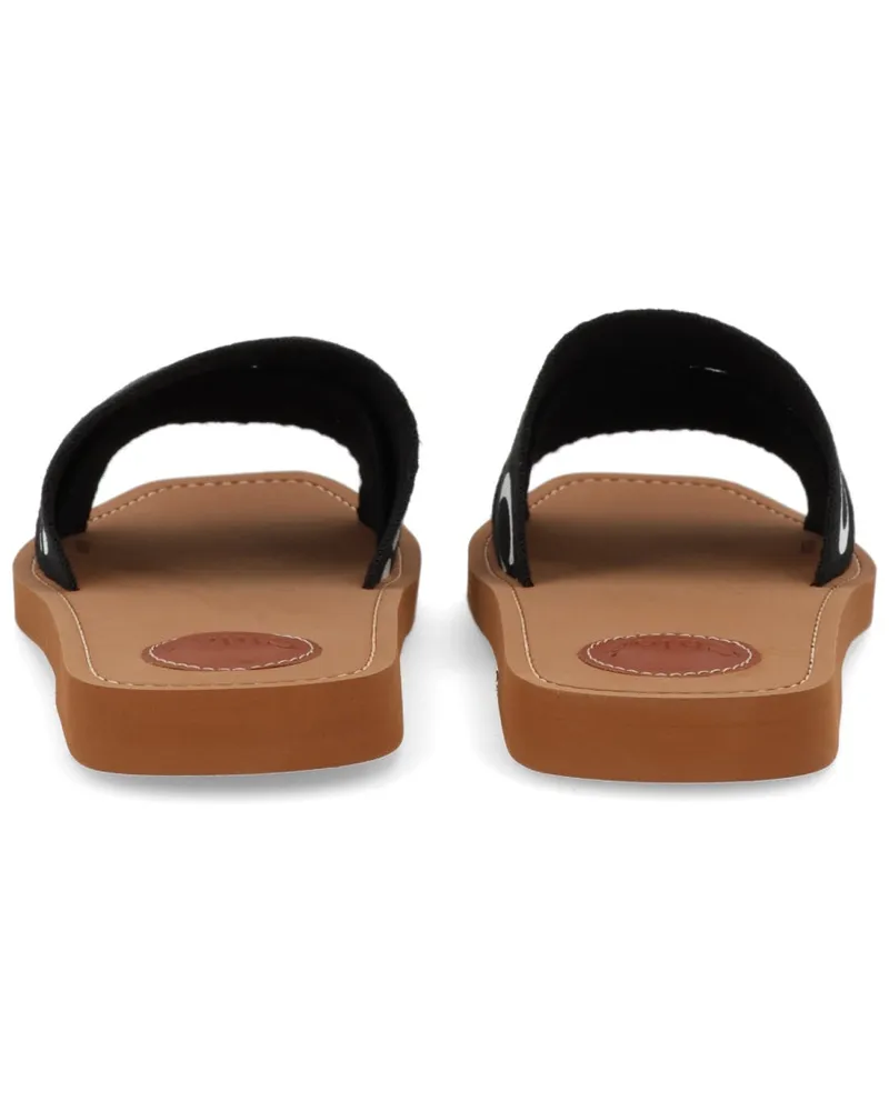 Chloé Woody Sandals — Black Black