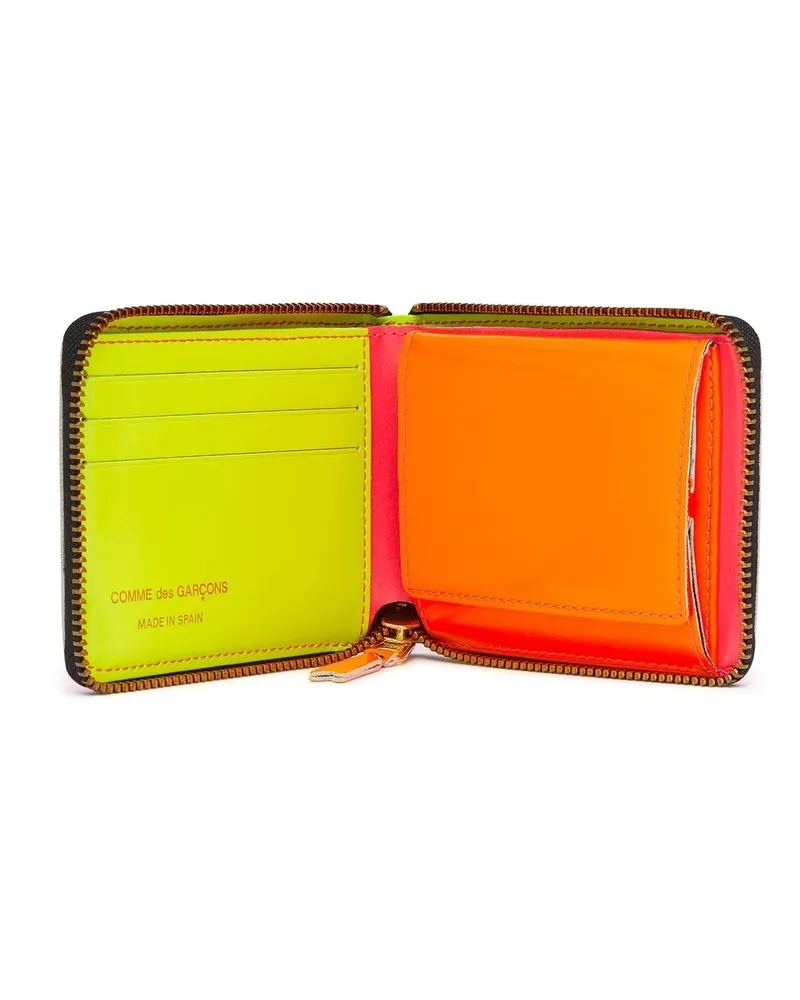 Comme des Garçons Pink Leather Wallet — Pink Pink