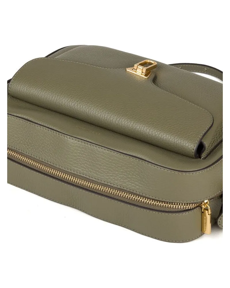 Coccinelle Women's Crossbody Bag Laurel Green Cowhide - Crossbody-Bags Green