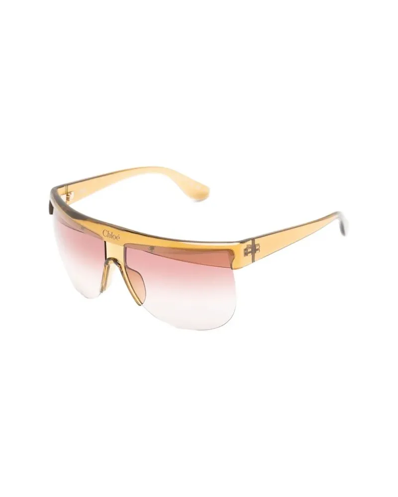 Chloé CH0416S Gradient Lens Sunglasses — Gold Gold