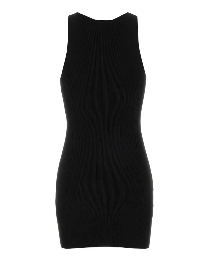 Alexander Wang Women's Black Stretch Nylon Mini Dress Exterior: Elastane Abiti Black
