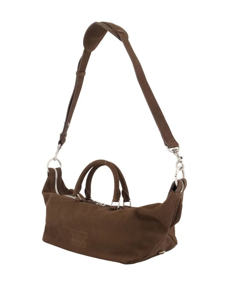 Marge Sherwood Women's Shoulder Bag Brown Cowhide Brown