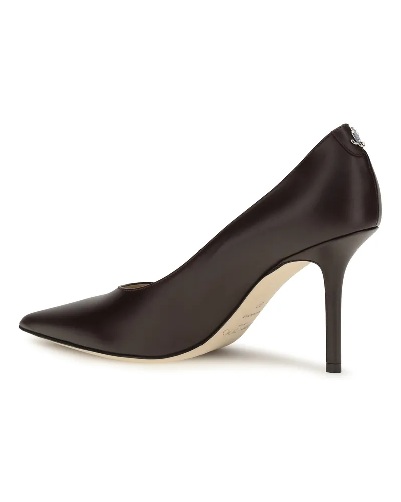 Jimmy Choo Women's Pumps Love Deep Merlot High Heel Shoes Purple