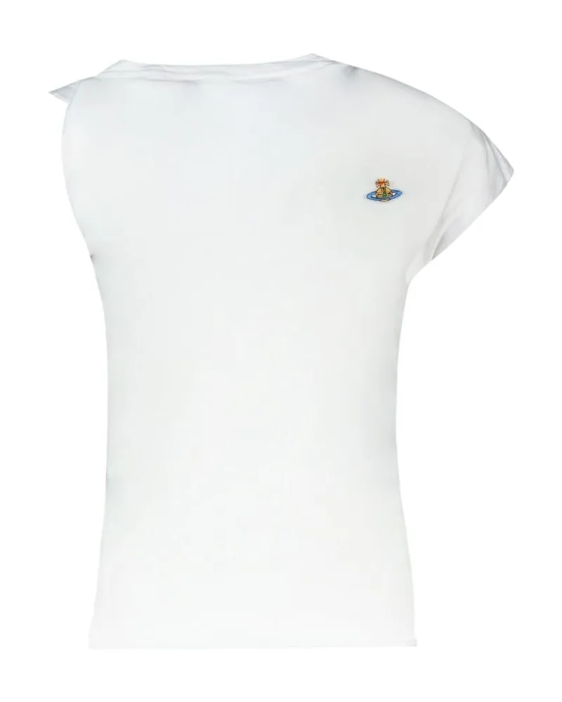 Vivienne Westwood Women's Hebo T-Shirt -  Cotton White Ready-To-Wear T-Shirts White