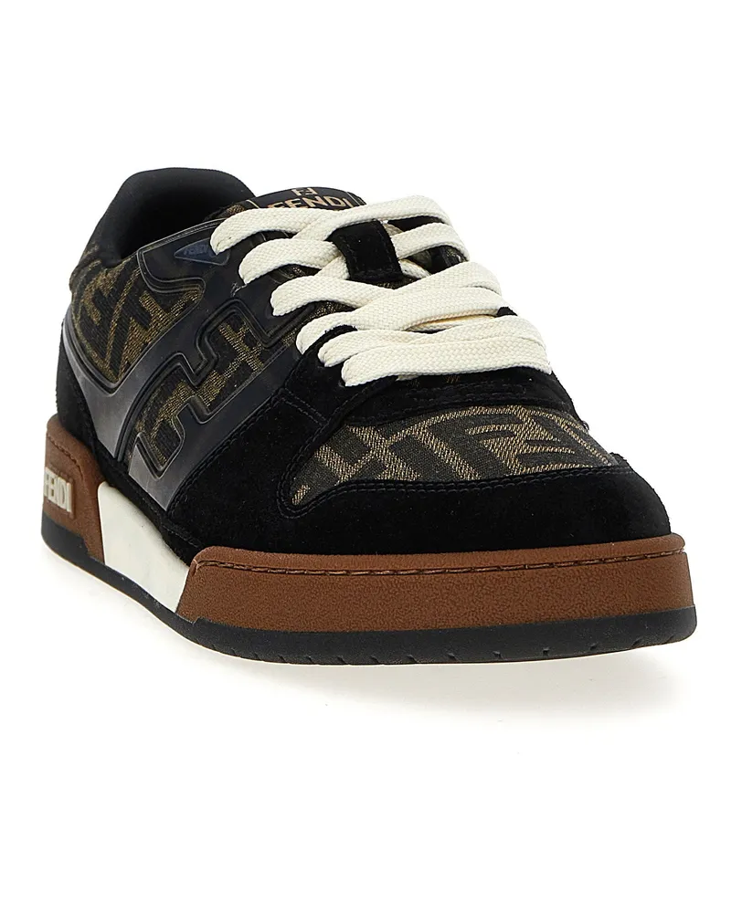 Fendi Match Sneaker — Black Black