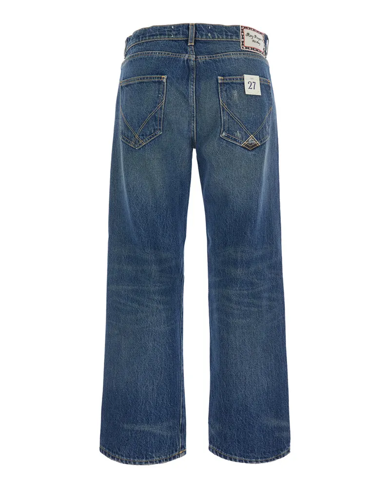 Roy Roger's Faded Denim Jeans — Blue Blue