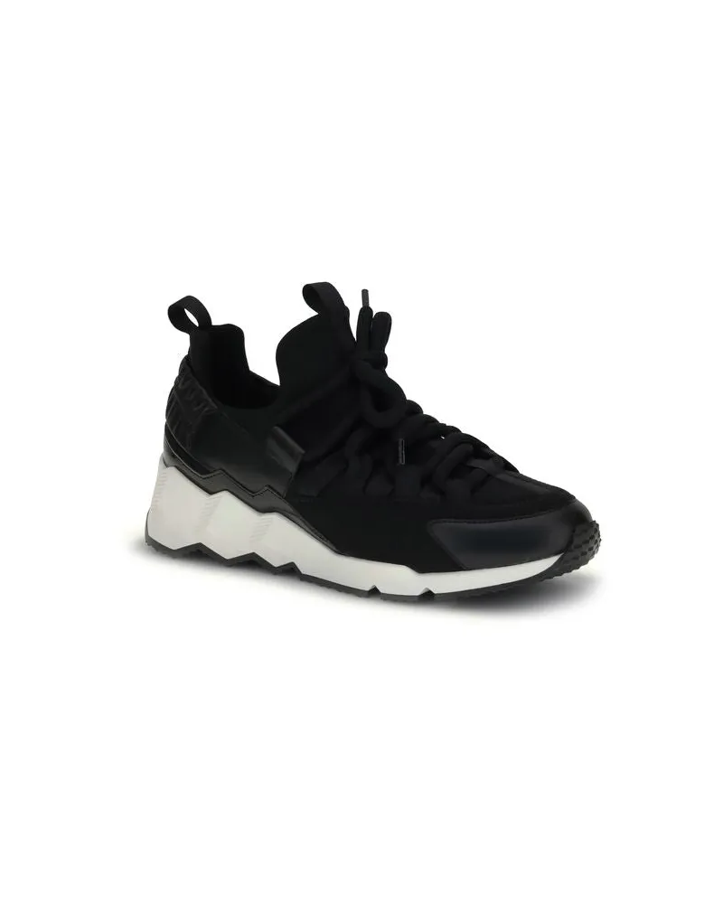 Pierre Hardy Women's Black Neoprene Athletic Sneakers Black