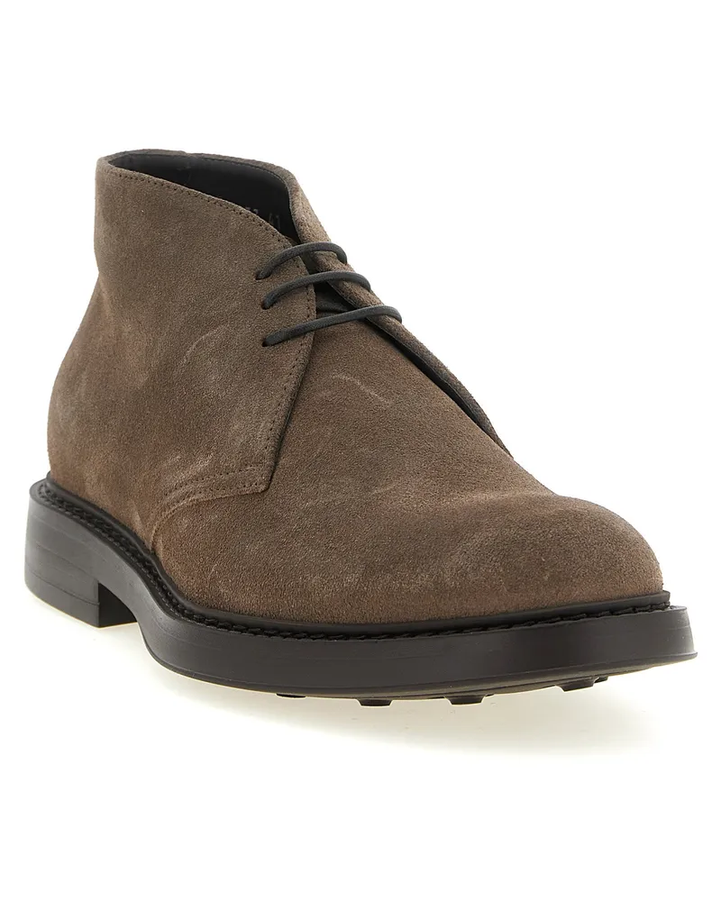 Doucal´s Suede Chukka Boot — Taupe Taupe