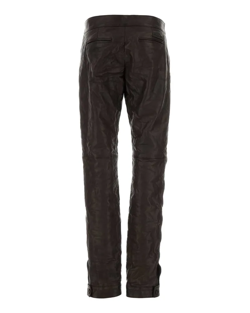 Miu Miu Pelle Trousers — Brown Brown