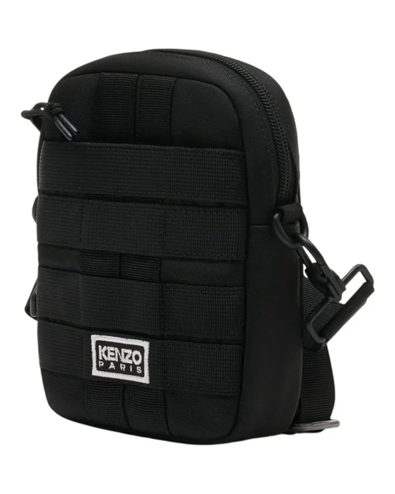 Kenzo Men's Crossbody -  Nylon Black Bags Crossbodies Black