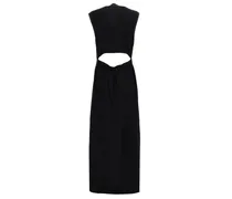Acetate Tank Dress — Black