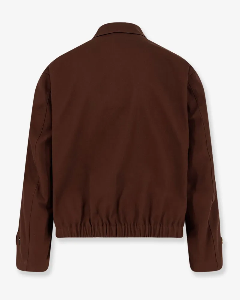 Hevò Men's Isola Di San Pietro Cotton Jacket Brown Brown