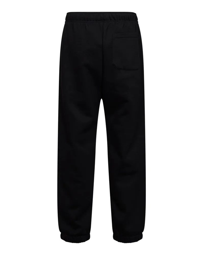 Carhartt WIP Men's Sweatpants Chase Black Cotton Trousers Black