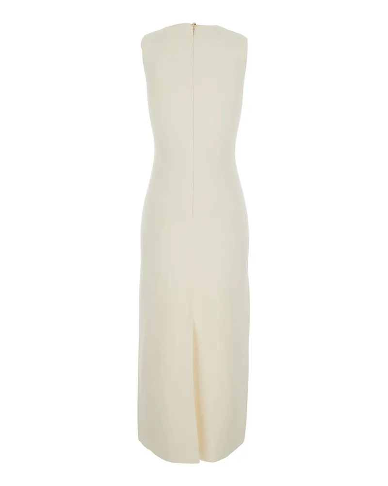 Max Mara Women's Dress Angus White Viscose Blend White