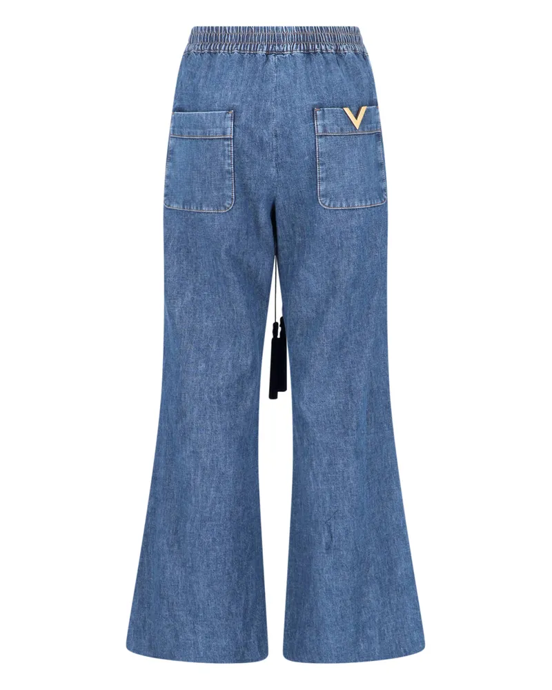 Valentino Garavani Women's Jeans Blue Cotton Blue
