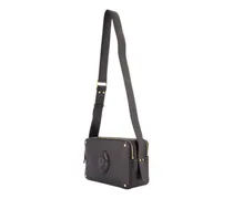Women's Medusa-Embossed Calfskin Shoulder Bag Black